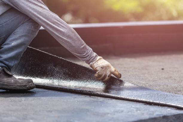 Professional Basement Waterproofing technician working in Pratt, KS